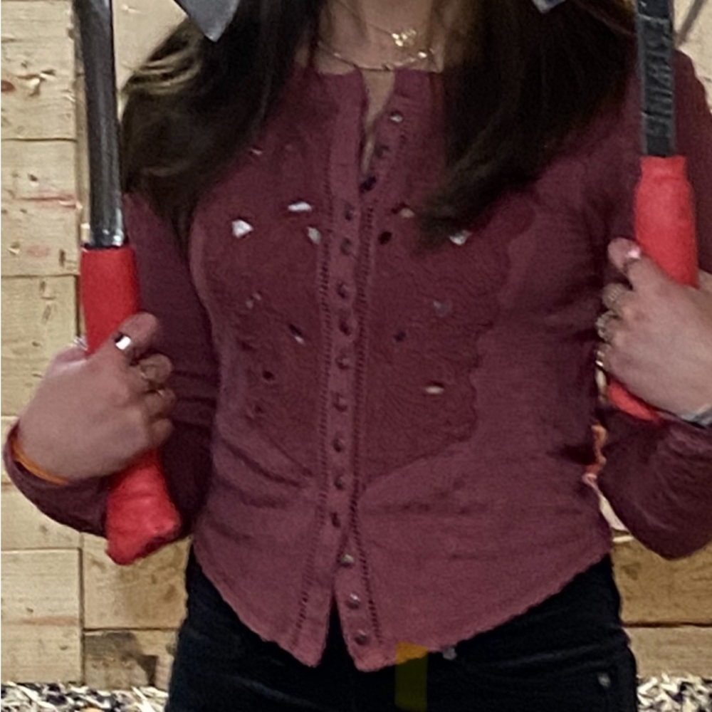 Free People L/S Henley top